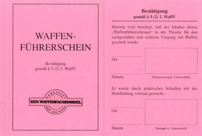 Waffenführerschein