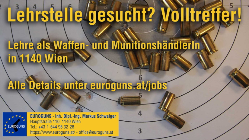 Lehrstelle Waffen- und Munitionshändler!