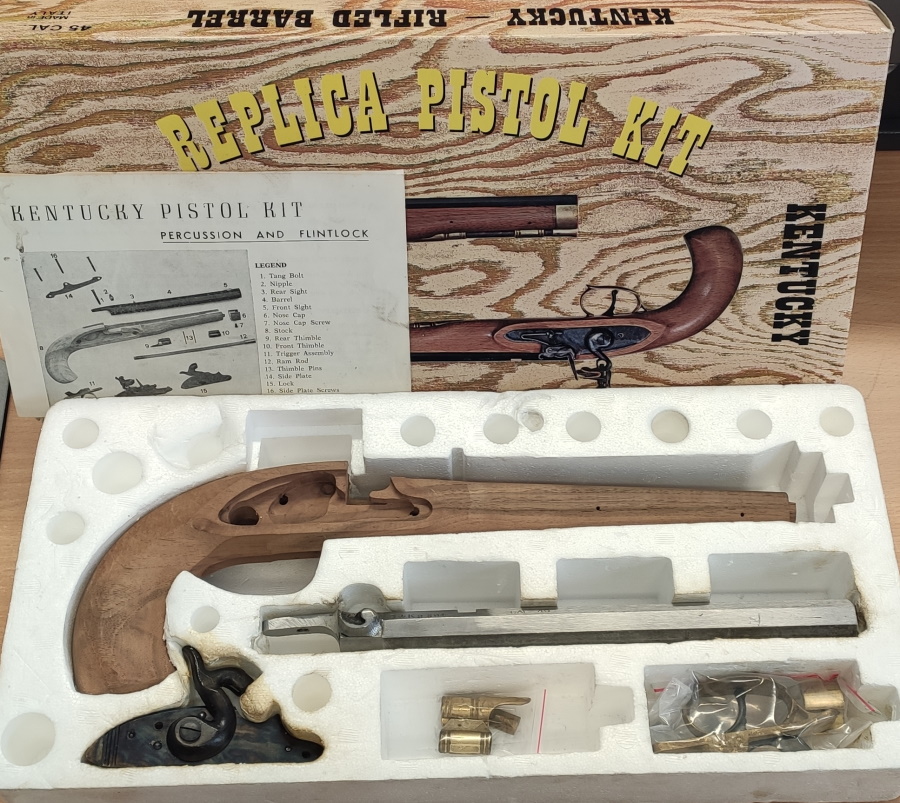 Vorderlader Bausatz "Kentucky Pistol"